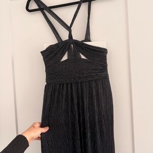 ba&sh Strapless Midnight Black Dress